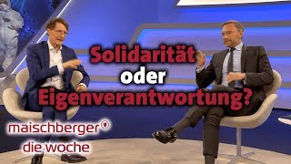 Christian Lindner und Karl Lauterbach bei maischberger die woche 06052020 [upl. by Kuth]