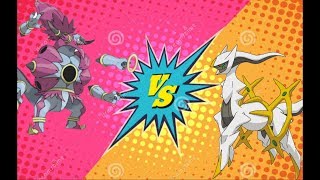 hoopa Unbound vs arceus fight 2019 [upl. by Veradis]