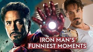 Iron Man amp Tony Starks Funniest Moments [upl. by Delanty484]