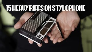 15 Heavy Riffs On Stylophone [upl. by Sydalg434]