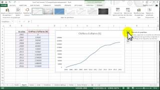 Créer un graphique dans Excel 2013 [upl. by Radbourne]