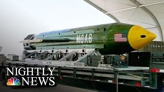 US Military Drops Its Largest NonNuclear Bomb Ever Used In Combat  NBC Nightly News [upl. by Forsta]