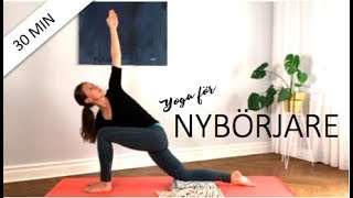 30 MIN Yoga för nybörjare  Annas yoga studio [upl. by Ezana]