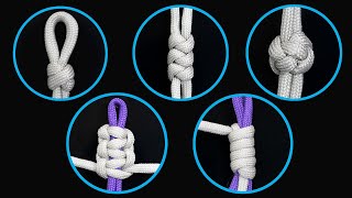 Nudos básicos para hacer pulseras paracord [upl. by Einaffets]