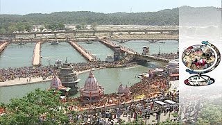 Watch the Kumbh Mela Bathing Festival in Haridwar [upl. by Haskel189]