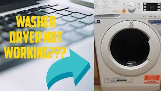 Indesit washer dryer  Only drying option [upl. by Aynom588]