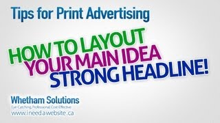 Tips for Print Advertising  Ideas for Print Ads [upl. by Chatwin778]