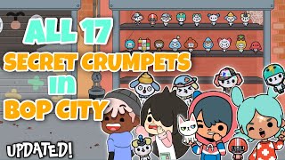 All 17 Secret Crumpets in BOP City  Secret Crumpets on Item Combination  Toca Boca [upl. by Miguel]