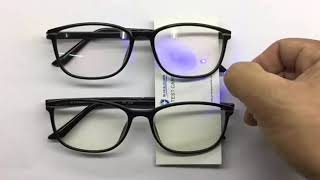 How to test blue light blocking glasses [upl. by Eimile]