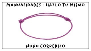 Cómo hacer un NUDO CORREDIZO paso a paso [upl. by Luca]