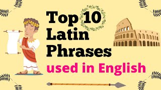 The Top Latin phrases used in English [upl. by Quitt]