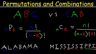 Permutations and Combinations Tutorial [upl. by Dorrie198]