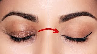 Makeup Tricks That Hide WRINKLES on Eyelids [upl. by Ateuqal]