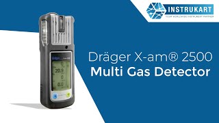 Dräger Xam® 2500 Multi Gas Detector Instrukart [upl. by Nad]