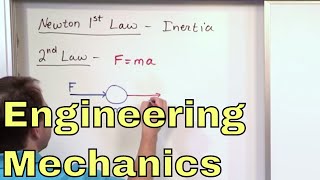 01  Review Of Newtons Laws Learn Engineering Mechanics Statics [upl. by Aneek]