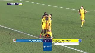 Wealdstone v Aldershot Town  HIGHLIGHTS  23rd Jan 2021 [upl. by Dorelle391]