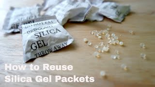 How to Reuse Silica Gel Packets [upl. by Ortrud247]