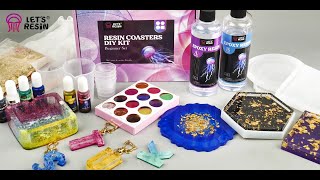 LETS RESIN Resin Starter Kits Resin Crafts Tutorial for Beginner [upl. by Priscilla346]