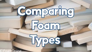 Comparing Foam Types [upl. by Anerehs]