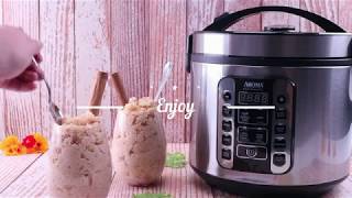 Recipe  Arroz con Leche Rice Pudding  Aroma Rice Cooker [upl. by Ahsen]