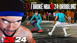 I BROKE NBA 2K24 DRIBBLING ON THE FIRST DAY FASTEST DRIBBLE SIGS ON NBA 2K24 HOW TO GLITCH DRIBBLE [upl. by Eshman]