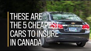 These are the 5 cheapest cars to insure in Canada  Drivingca [upl. by Yntirb]