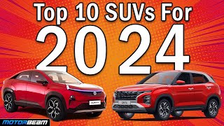 Top 10 Upcoming SUVs In 2024  MotorBeam [upl. by Eseret615]