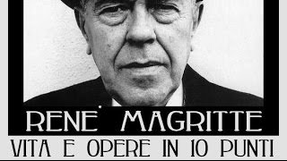 René Magritte vita e opere in 10 punti [upl. by Aehc]