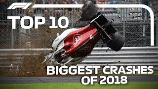 Top 10 Biggest Crashes of 2018 [upl. by Acissehc]