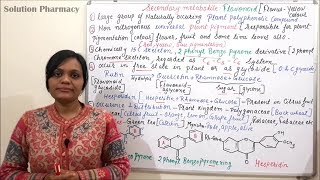 Class 69 Flavonoids Part 01  Introduction to Flavonoid Definition Occurence amp Distribution [upl. by Ordnazil]