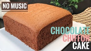 Chocolate Chiffon Cake Recipes  Cooking ASMR [upl. by Otreblada924]