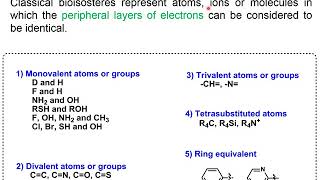 Chapter 4 Bioisosteres  Lectures 1 amp 2 slides  voice record [upl. by Nolly]