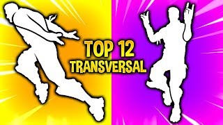 TOP 12 FASTEST TRAVERSAL Emotes In Fortnite [upl. by Welcher578]