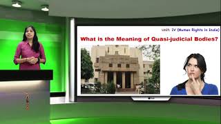 What is Meaning of QuasiJudicial Body [upl. by Ehcadroj]