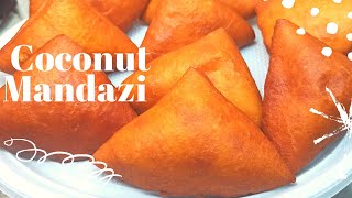 Easy and Soft Coconut Milk Maandazi [upl. by Lidda]