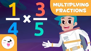 Fraction Multiplication  Space Math for Kids [upl. by Lud]