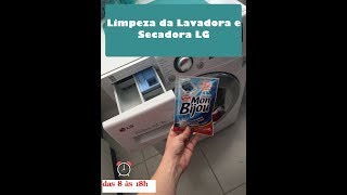 Limpeza da Lava e Seca LG  Como fazer  Das 8 às 18h [upl. by Ykceb]