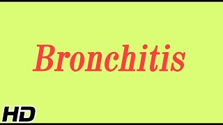 What is Bronchitis Causes Signs and symptoms Diagnosis and treatment [upl. by Milda]