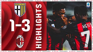 Highlights  Parma 13 AC Milan  Matchday 30 Serie A TIM 202021 [upl. by Ynohtnaed287]