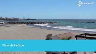 So sieht Playa de Fañabé auf Teneriffa aus  Schwenk über den Strand [upl. by Dutchman]