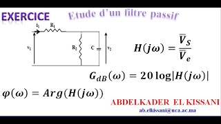 Exercice  Filtre Passif [upl. by Naujet]