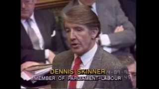 Margaret Thatcher Vs Denis Skinner [upl. by Brynne77]