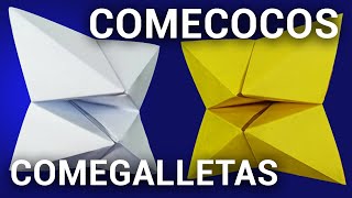 Como hacer un Comecocos Come Galletas Adivinador o Sacapiojos de papel  Ideas Creativas DIY [upl. by Adiazteb]