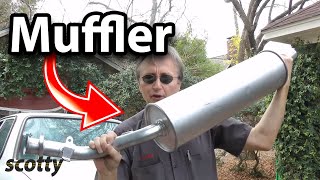 How to Replace a Muffler in Your Car [upl. by Eckardt]