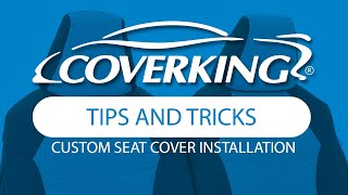 Custom Seat Cover Installation Tips and Tricks  COVERKING® [upl. by Anam528]