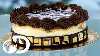 CHOCOLATE MARBLE TRUFFLE CAKE  How Its Made [upl. by Reggy]