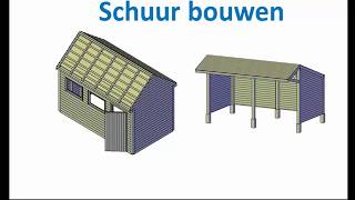 Een schuur bouwen doe je in deze 18 stappen [upl. by Kent]