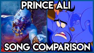 Aladdin Prince Ali Song Comparison [upl. by Oiratno362]