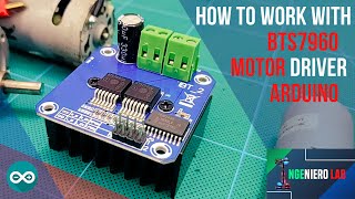 How to work with BTS7960 motor driver and Arduino [upl. by Arratal]