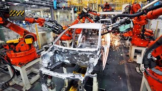 How Cars Are Made In Factories Mega Factories Video [upl. by Hy]